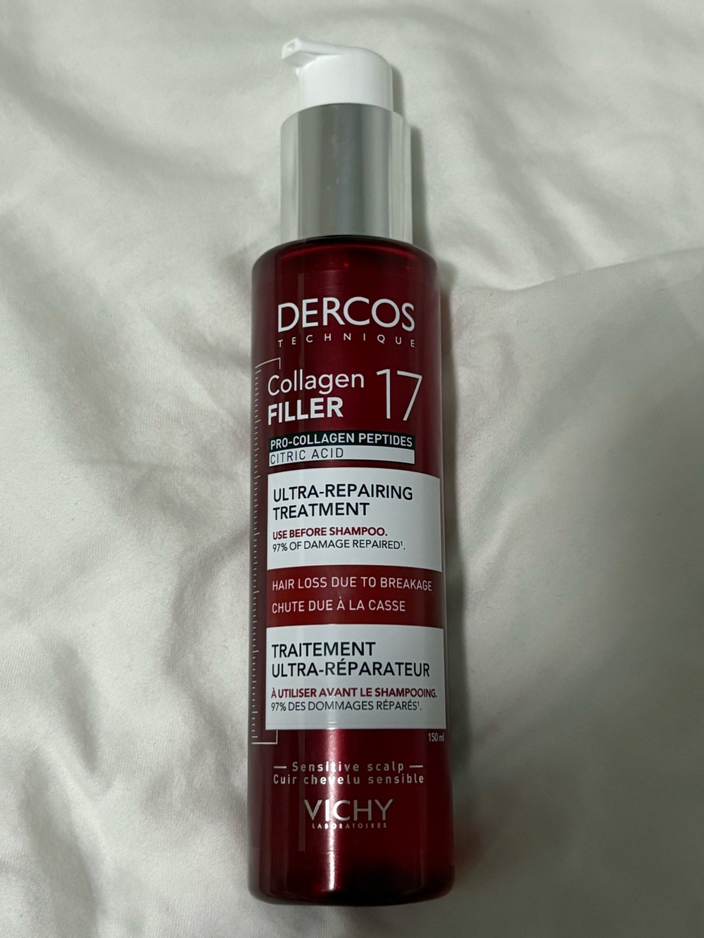Vichy Dercos Collagen Filler 17 Ultra-Repairing Treatment